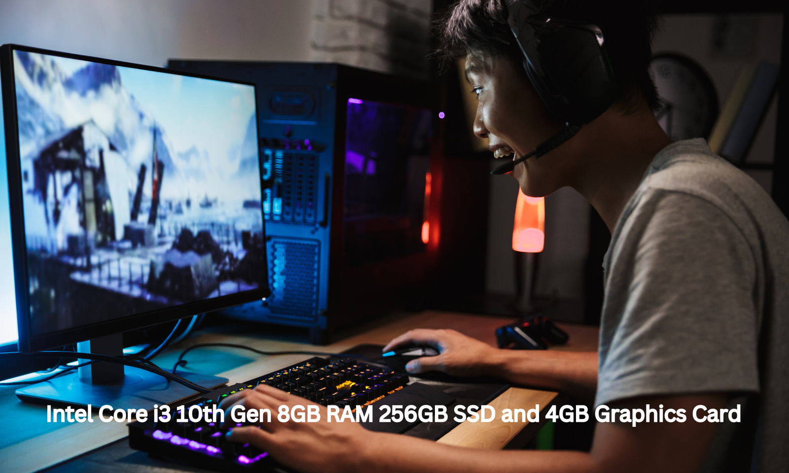 Intel Core i3 10th Gen 8GB RAM 256GB SSD and 4GB Graphics Card