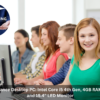 High-Performance Desktop PC: Intel Core i5 4th Gen, 4GB RAM, 256GB SSD, and 15.4” LED Monitor