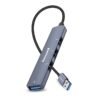 Honeywell Newly Launched 4-in-1 Ultra Slim USB Hub 1xUSB 3.0 & 3 x USB 2.0 Ports, 30cms Cable, DataTransfer Speed Upto 5GBPS