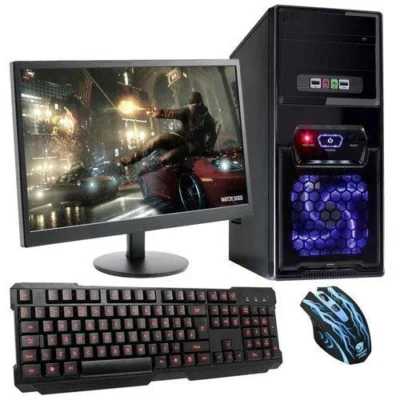 Intel Core i3-12th Generation Desktop PC with 18.5″ Monitor, 8GB RAM, 256GB SSD