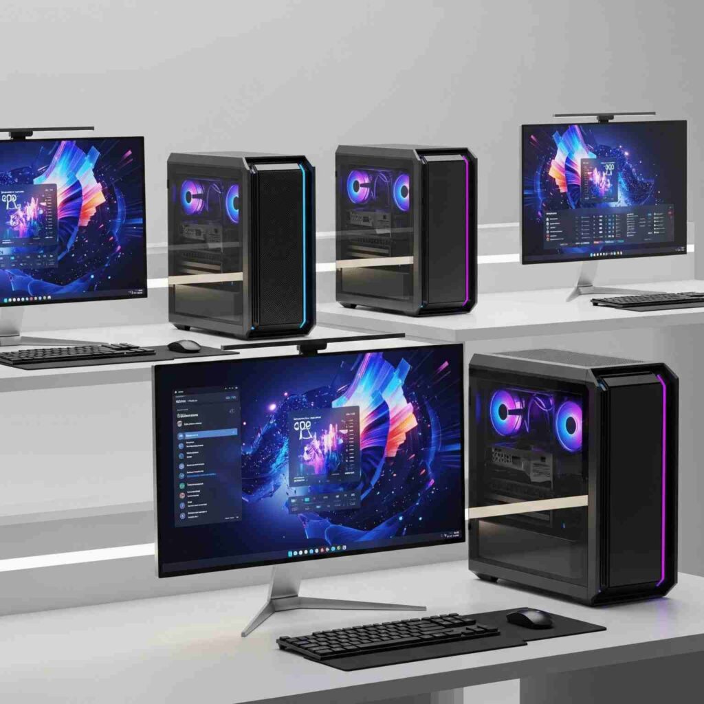 Best Computer Shop in Kolkata – modern desktop and gaming PC setup.