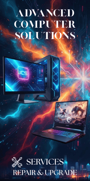 High-performance desktop and laptop setup by Advanced Computer Solutions – best place to buy computer in Kolkata.